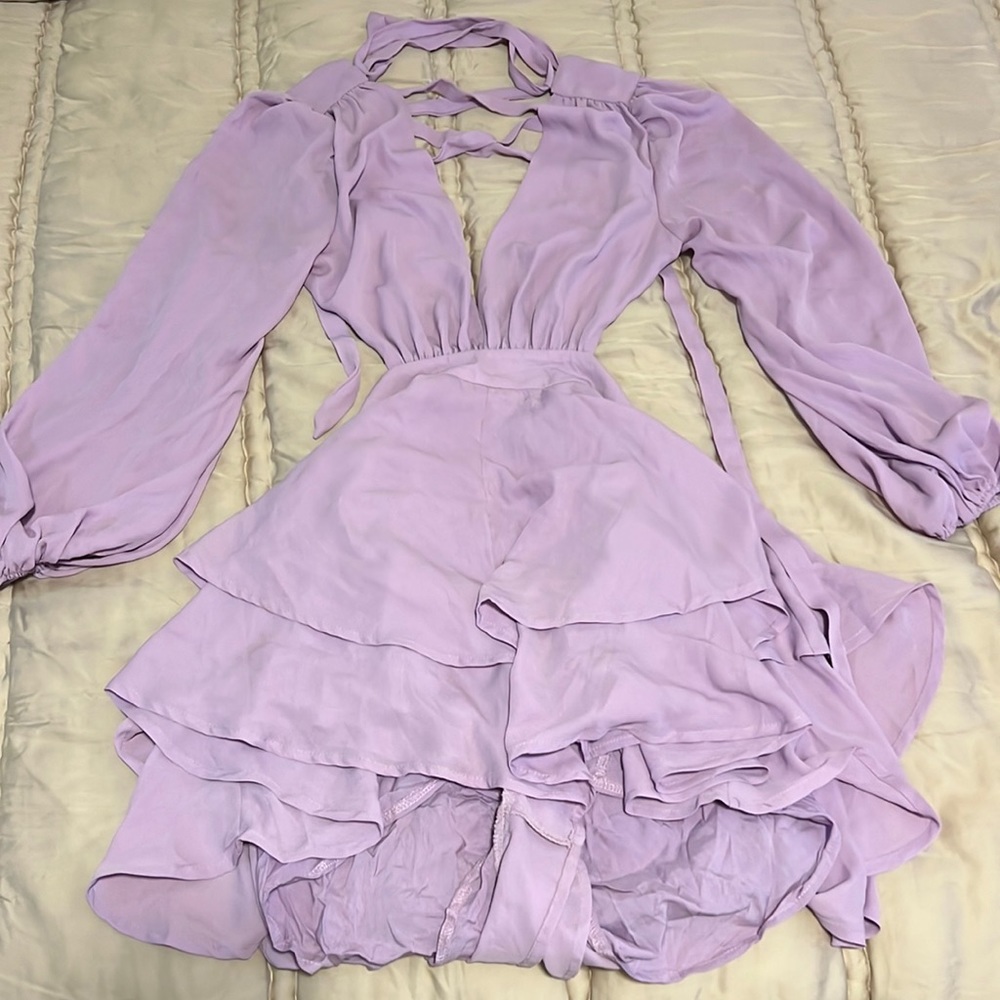 Alice Elle us size M purple romper worn once